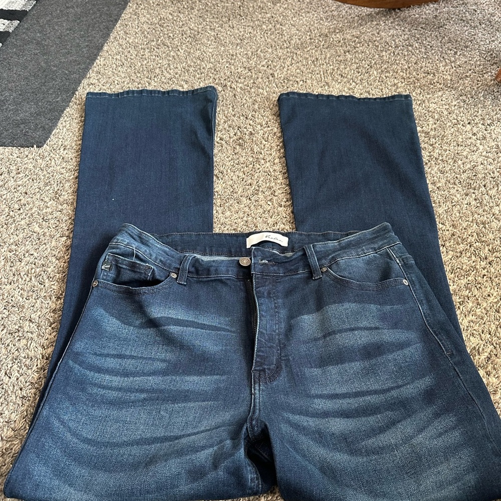 KanCan Dark Blue Flare Women’s Jeans